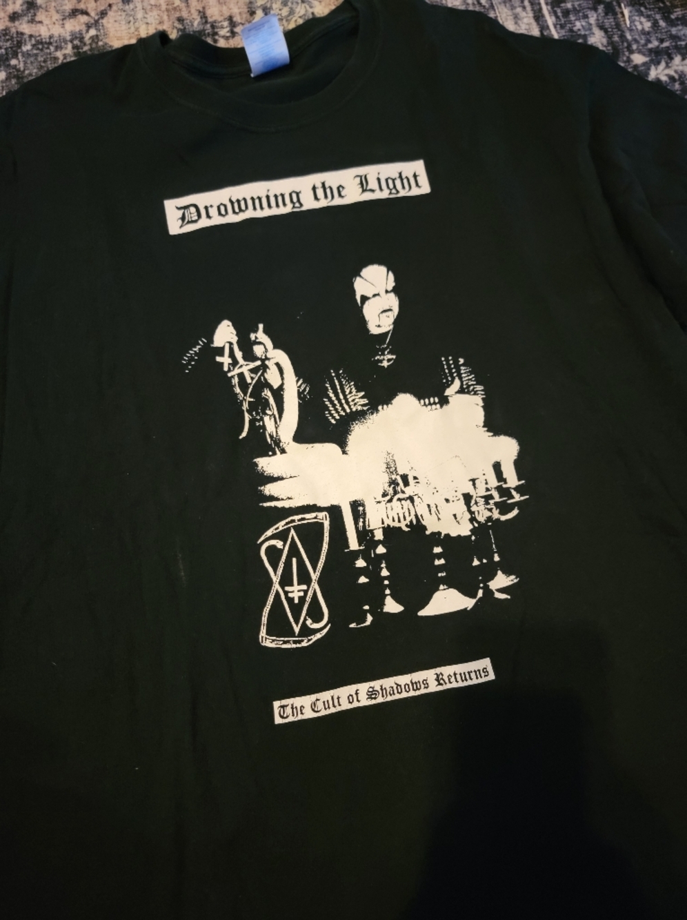 Drowning The Light Black Metal Band Tshirt